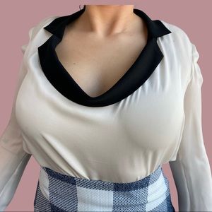 Cowl Neckline Blouse